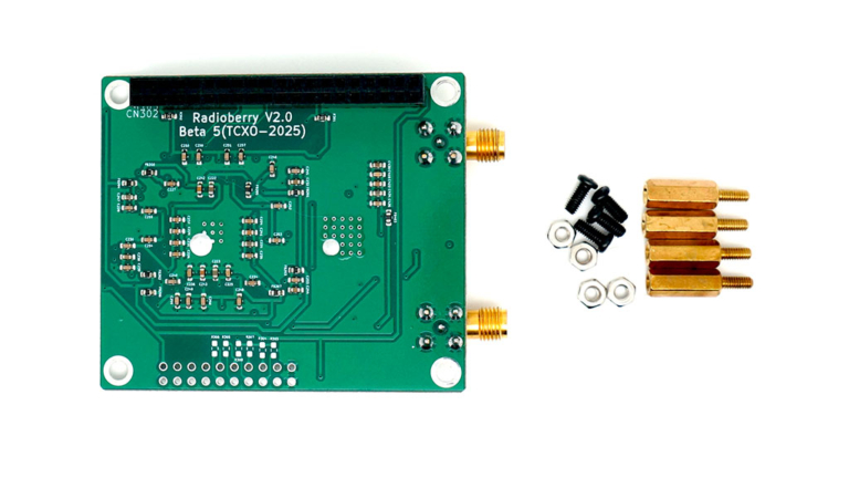 Radioberry V Sdr Board Ad Hermslite Sdr Raspberry Pi Sdr Hat