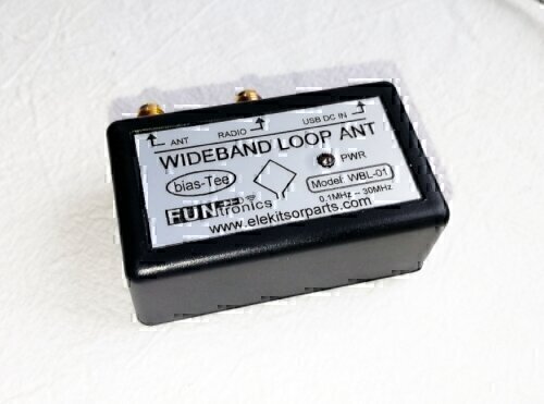 wideband loop antenna bias-Tee