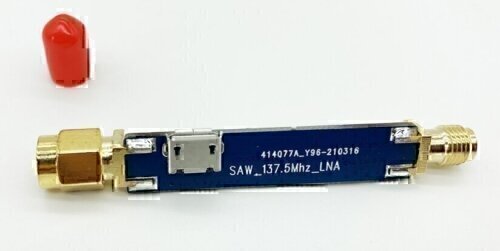 137MHz SAW Filter with LNA for SDR