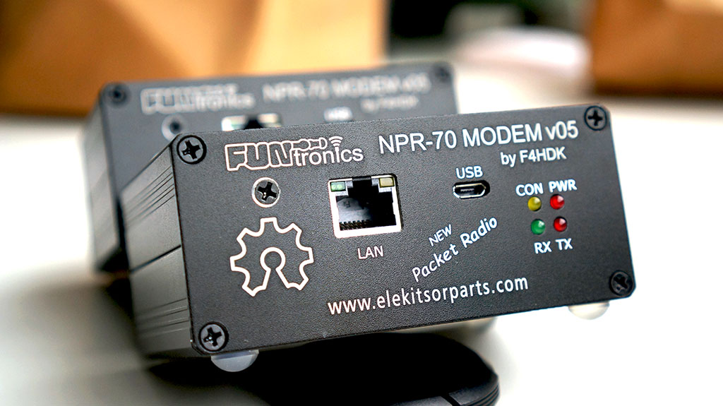 NPR-70 v05 Modem by F4HDK | New Packet Radio over Band | Amateur Radio Packet | Factory-Assembled | ELEKITSORPARTS