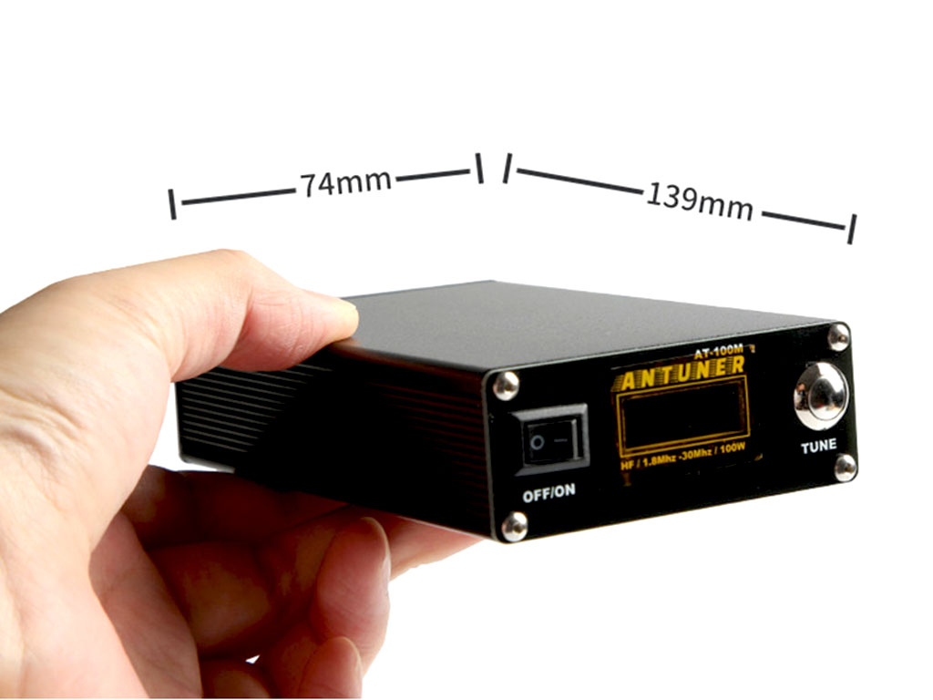 antenna tuner with compact and handy size