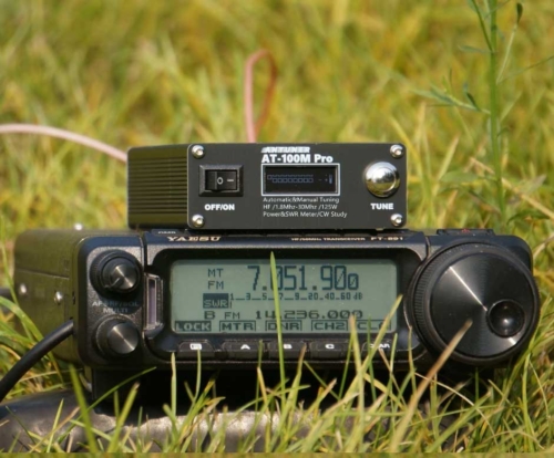 at-100m pro antenna tuner field operation with Yaesu FT-841