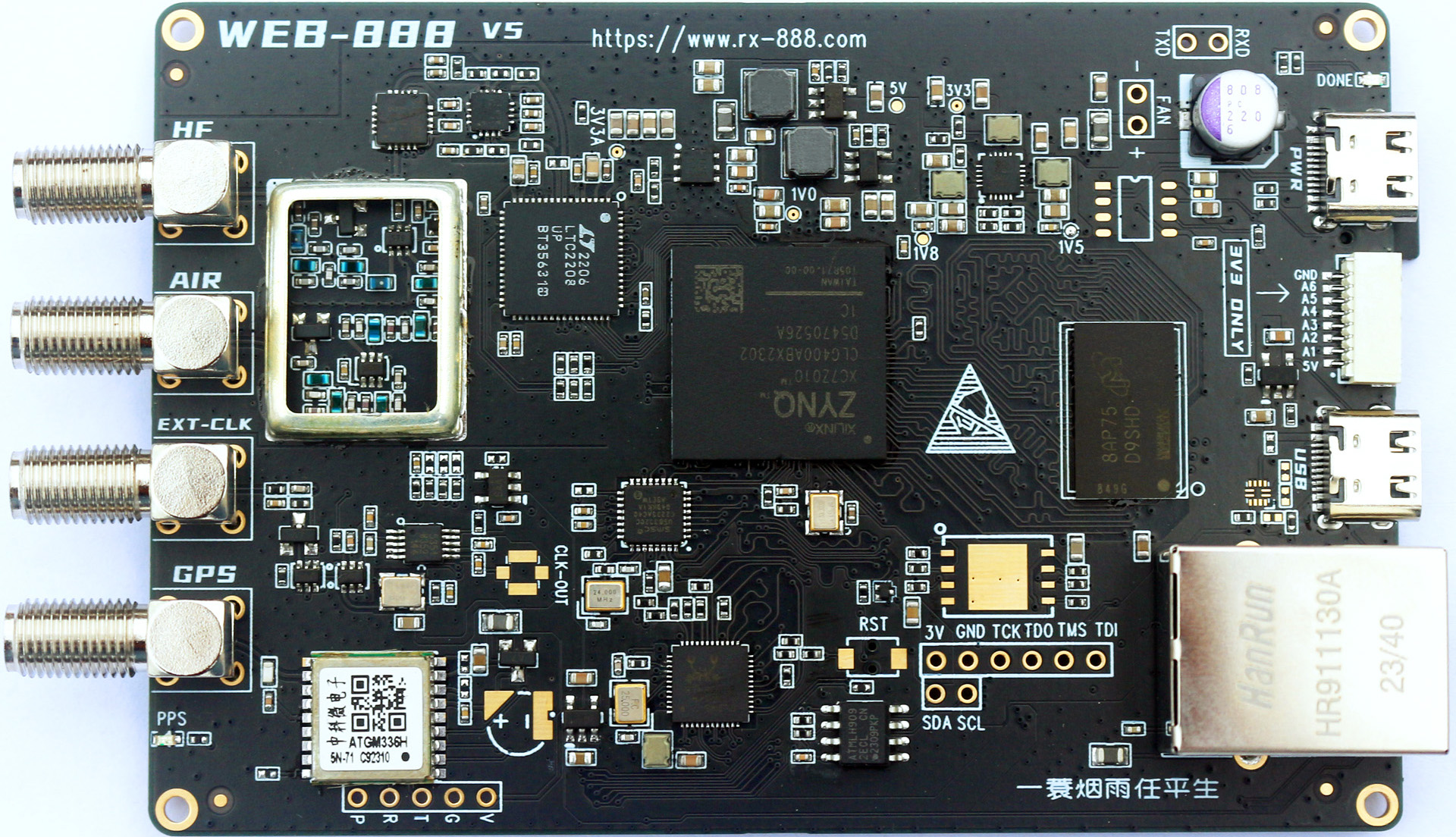 web-888 sdr receiver board