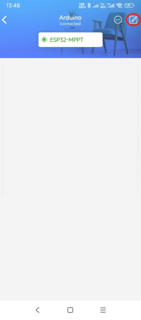 esp32 mppt controller blinker app