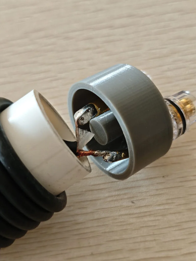 2m loop choke balun connection