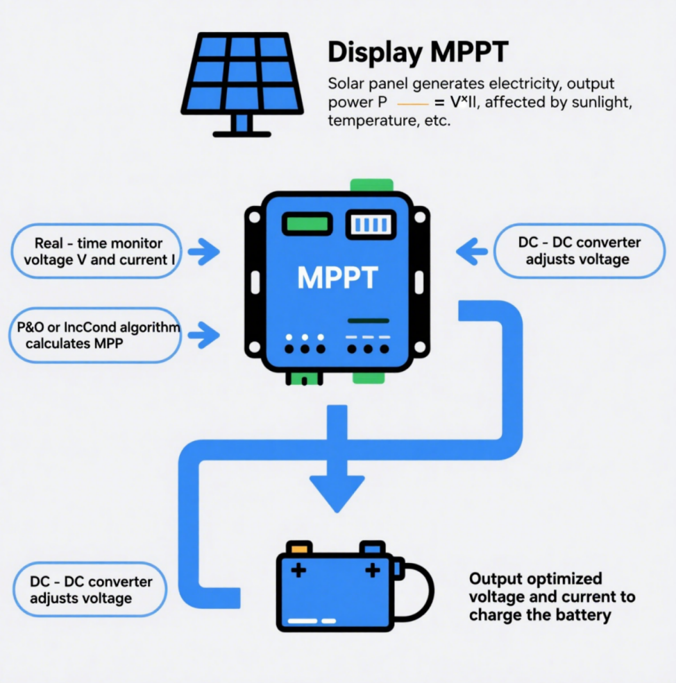 esp32 mppt principle explanation