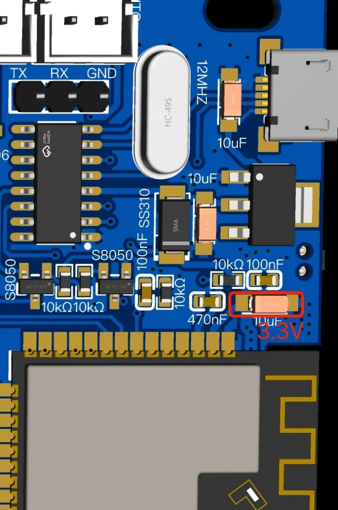 esp32 mppt controller build note check the esp32's 3.3v power supply