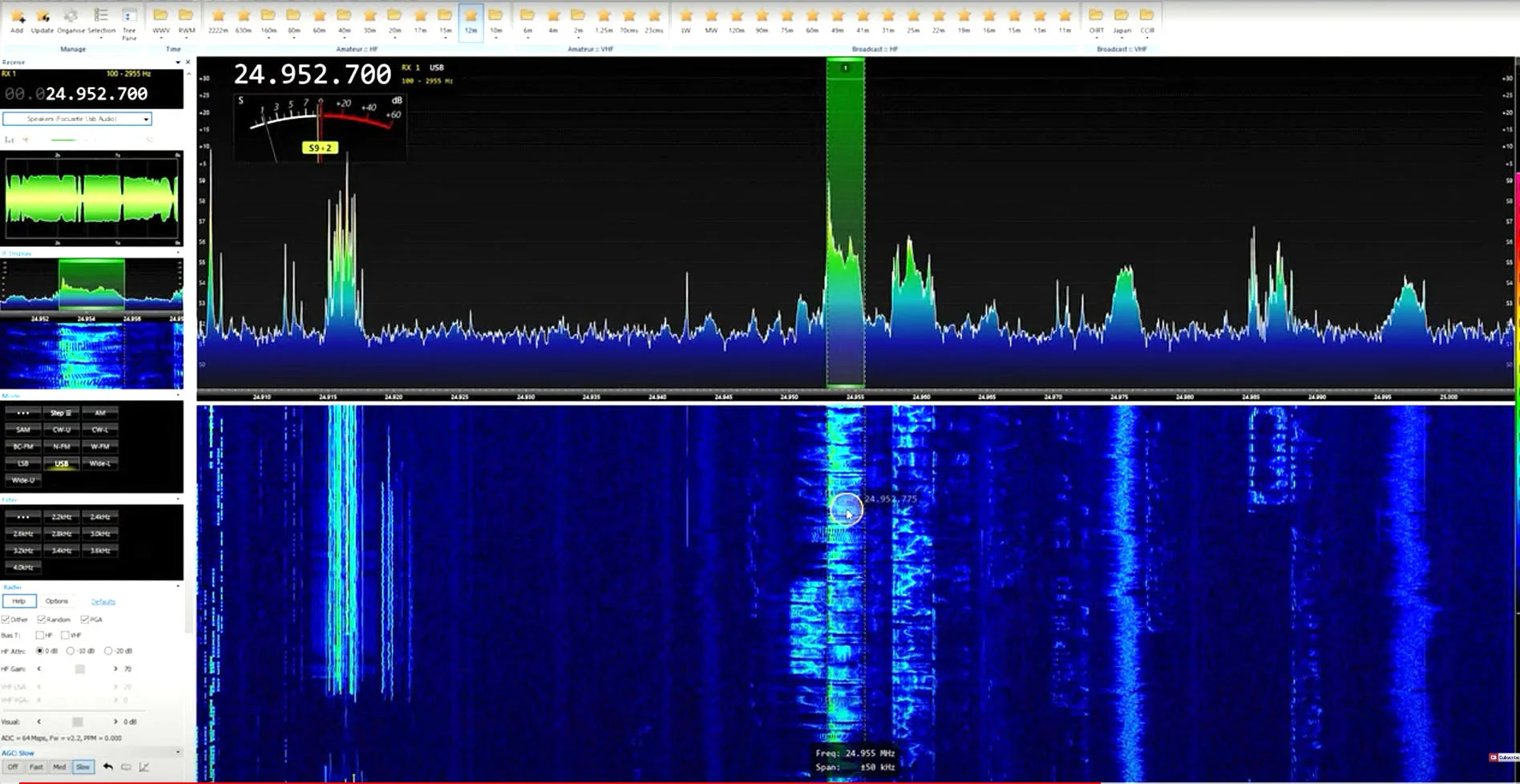 RX-888 SDR Receiver with SDR-Console