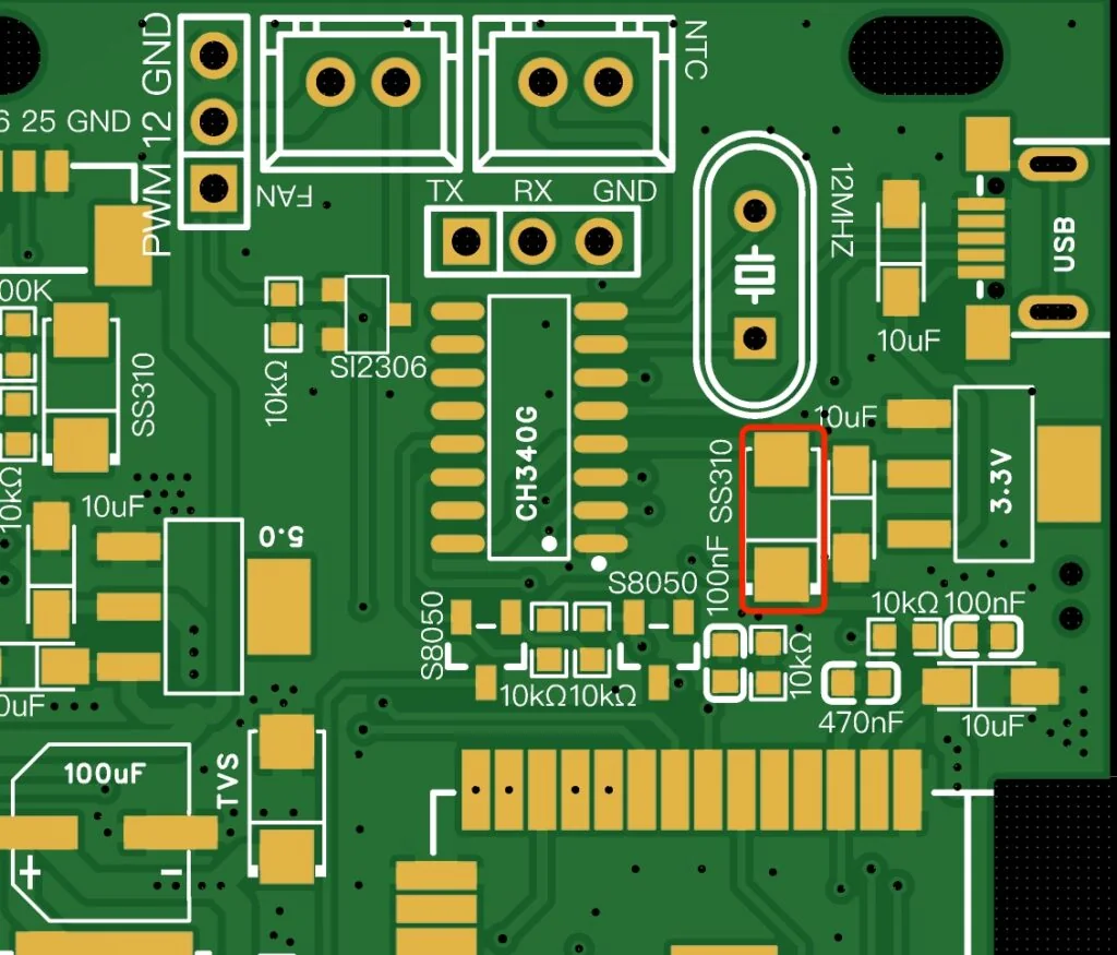 esp32 mppt controller build note d1 1ss310