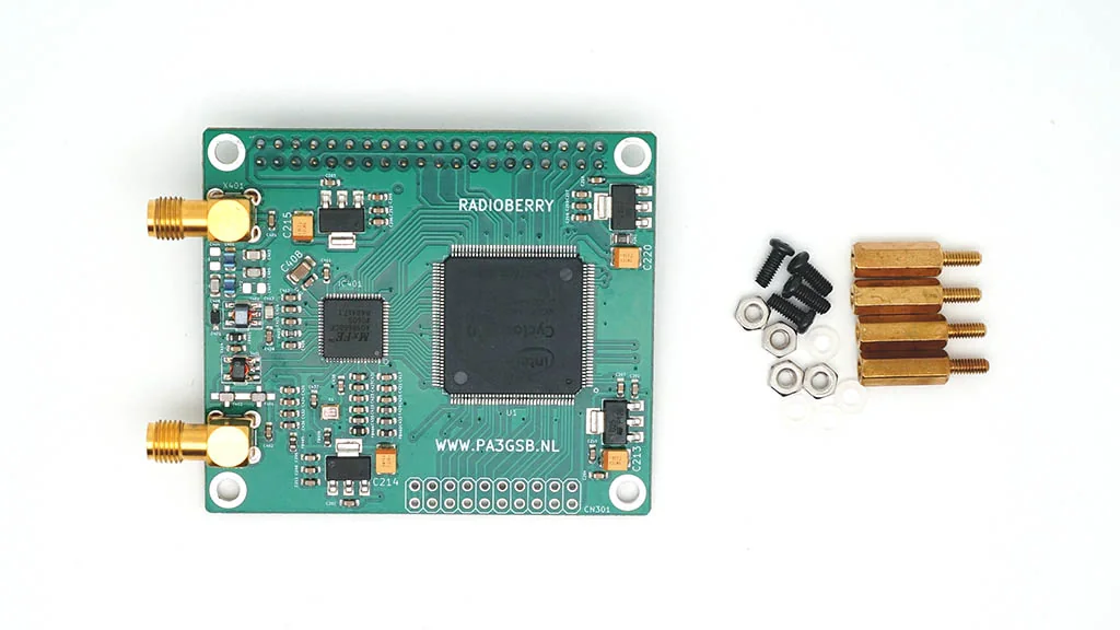 radioBerry 2.0 SDR Pi HAT hermslite SDR