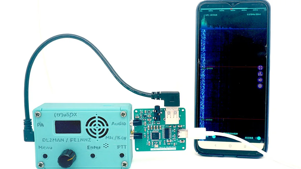 truSDX digi interface working ft8 from phone